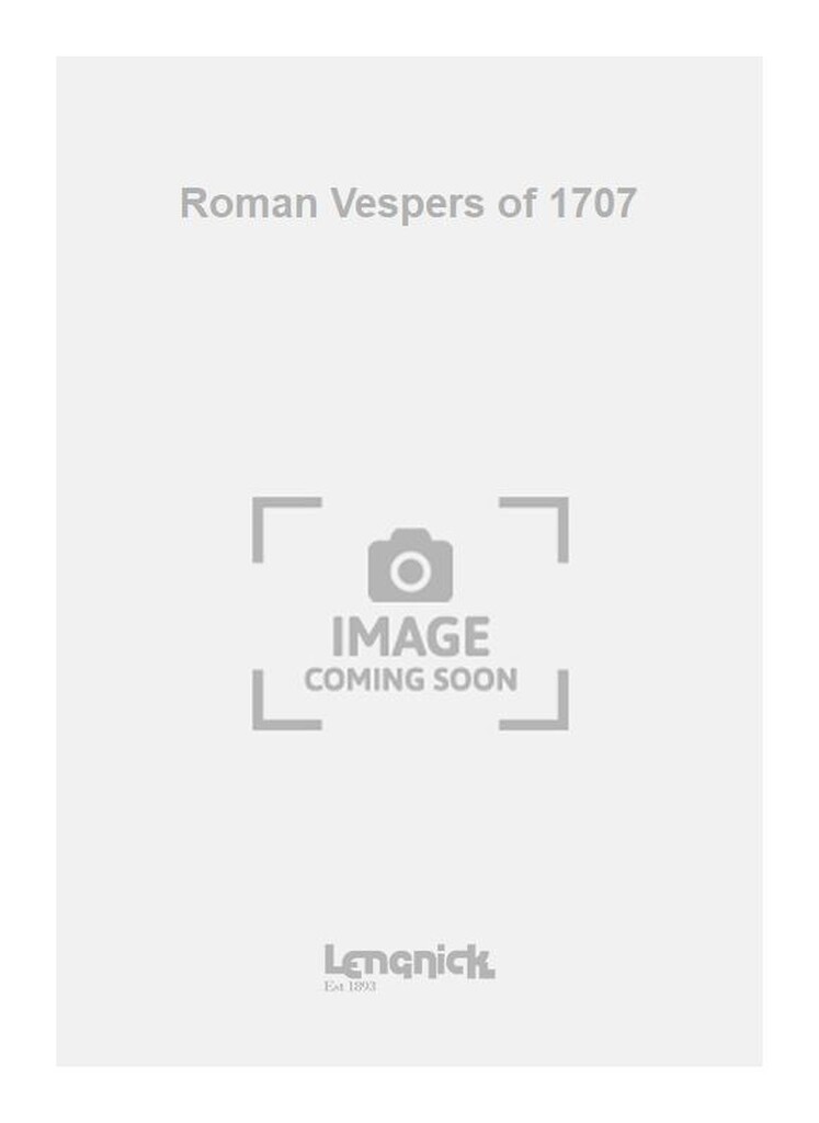 Roman Vespers of 1707